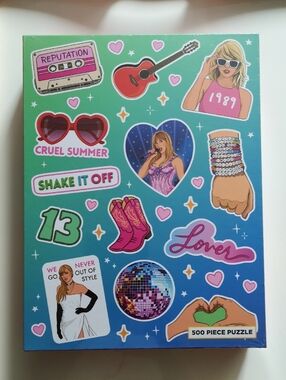 New Sealed 500 Piece Taylor Swift Puzzle 18" x 24" When Complete
